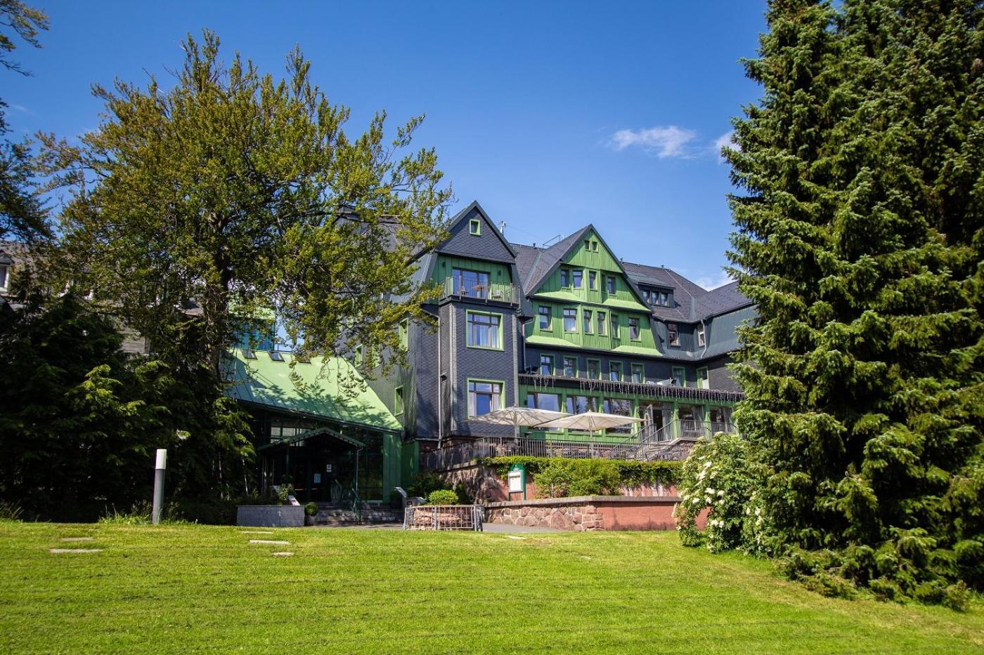 Berg & Spa Hotel Gabelbach Ilmenau Bagian luar foto