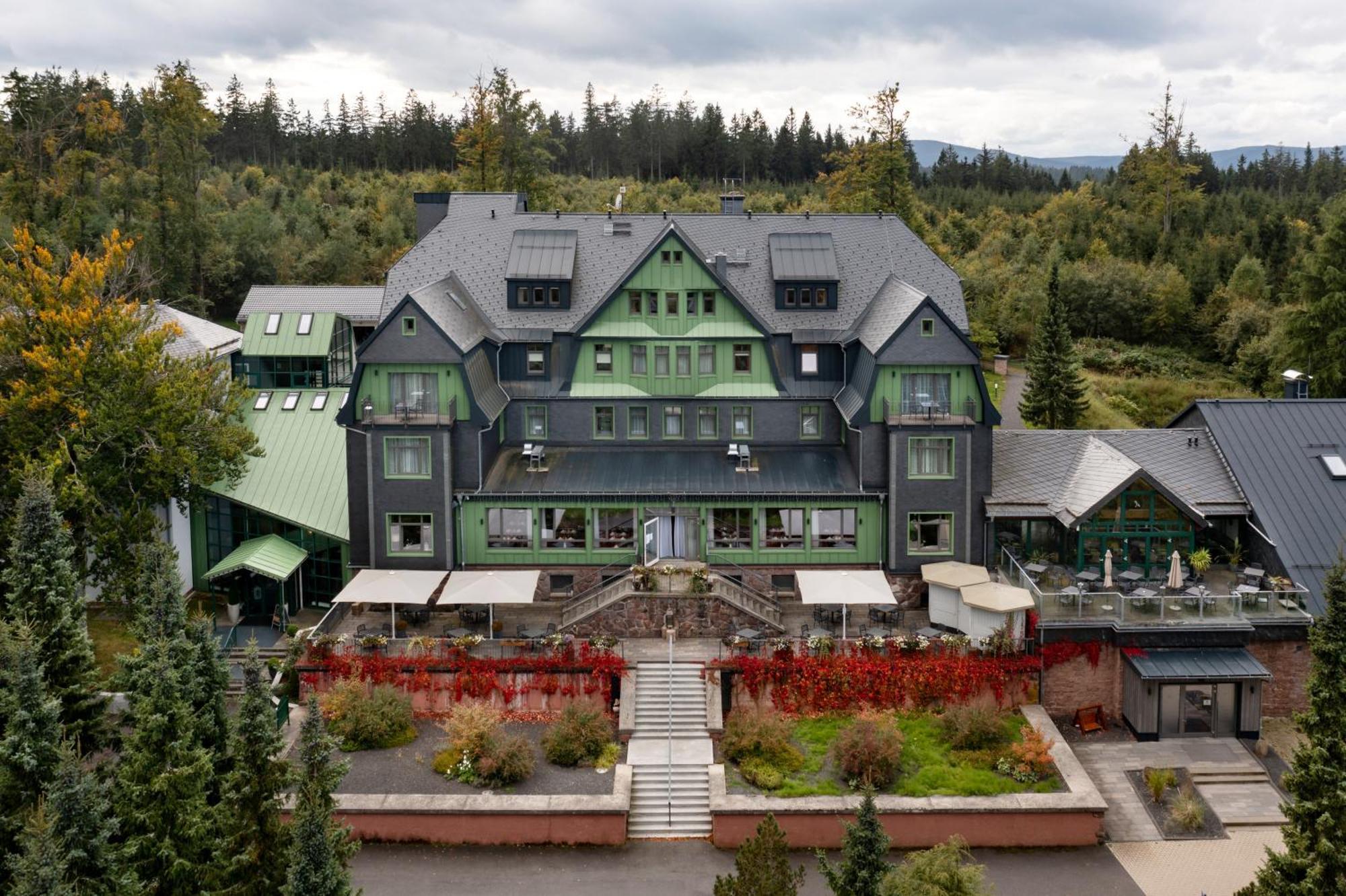 Berg & Spa Hotel Gabelbach Ilmenau Bagian luar foto