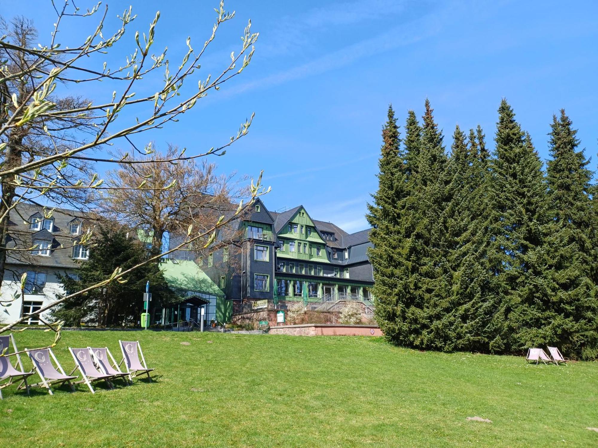Berg & Spa Hotel Gabelbach Ilmenau Bagian luar foto